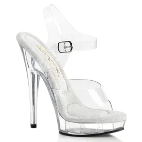 Stylish Stilettos Party Heels SULTRY-608 Clear/Clear