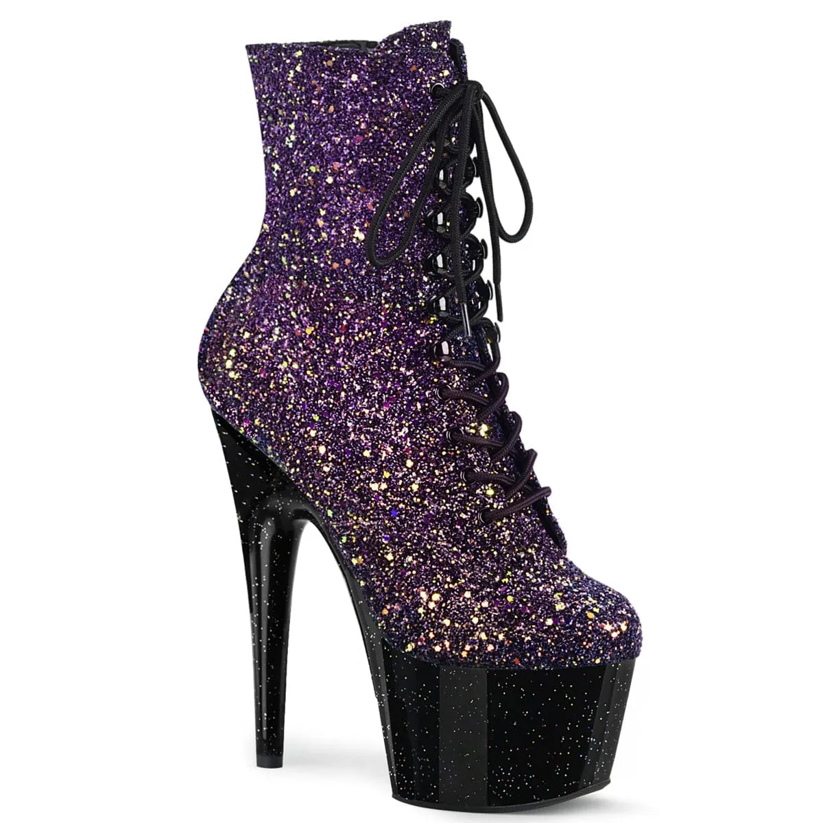 ADORE-1020OMBG Purple Multi Glitter/Black Kid Fun