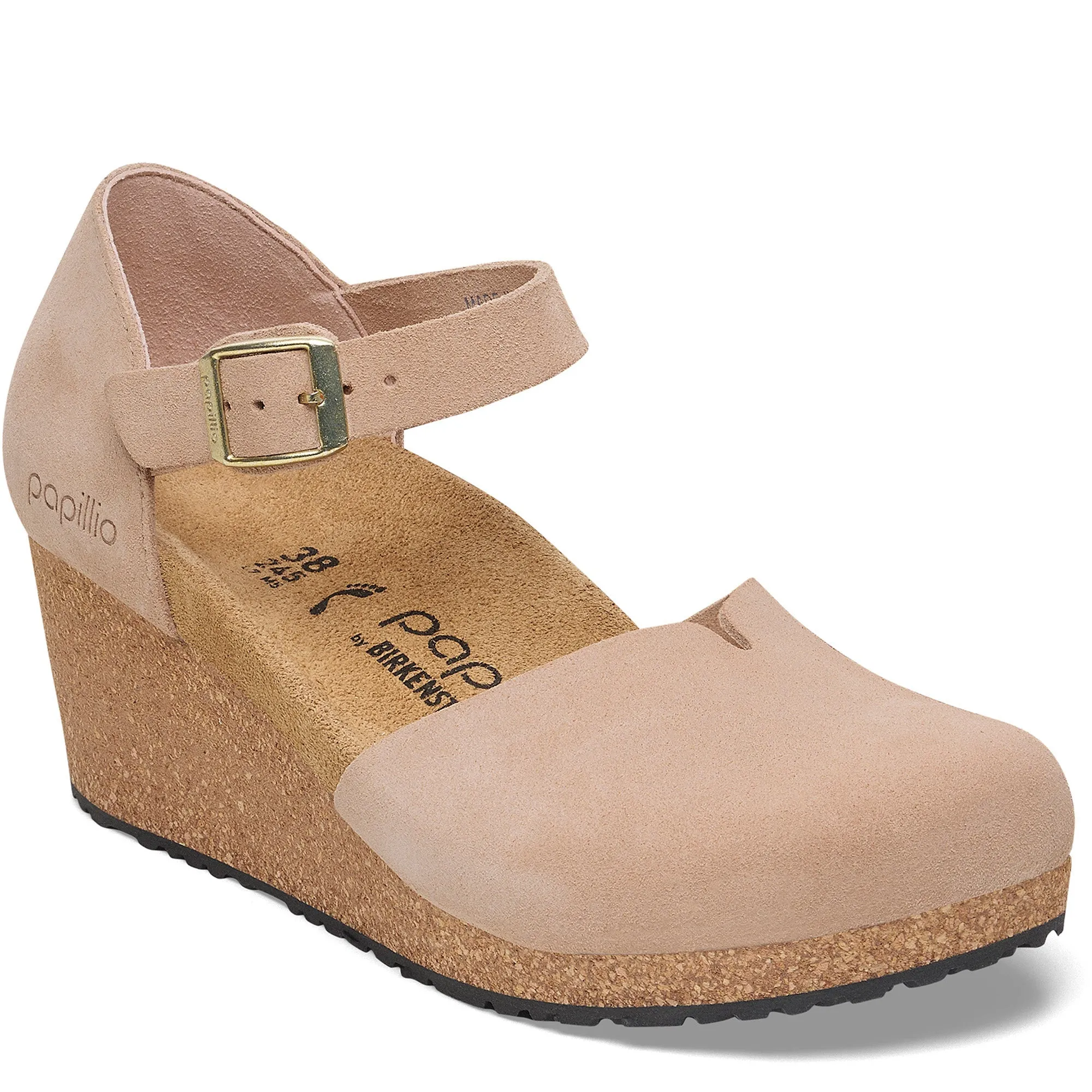 Mary Suede Narrow Simple Lifestyle Slides Gentle Lifestyle Slides