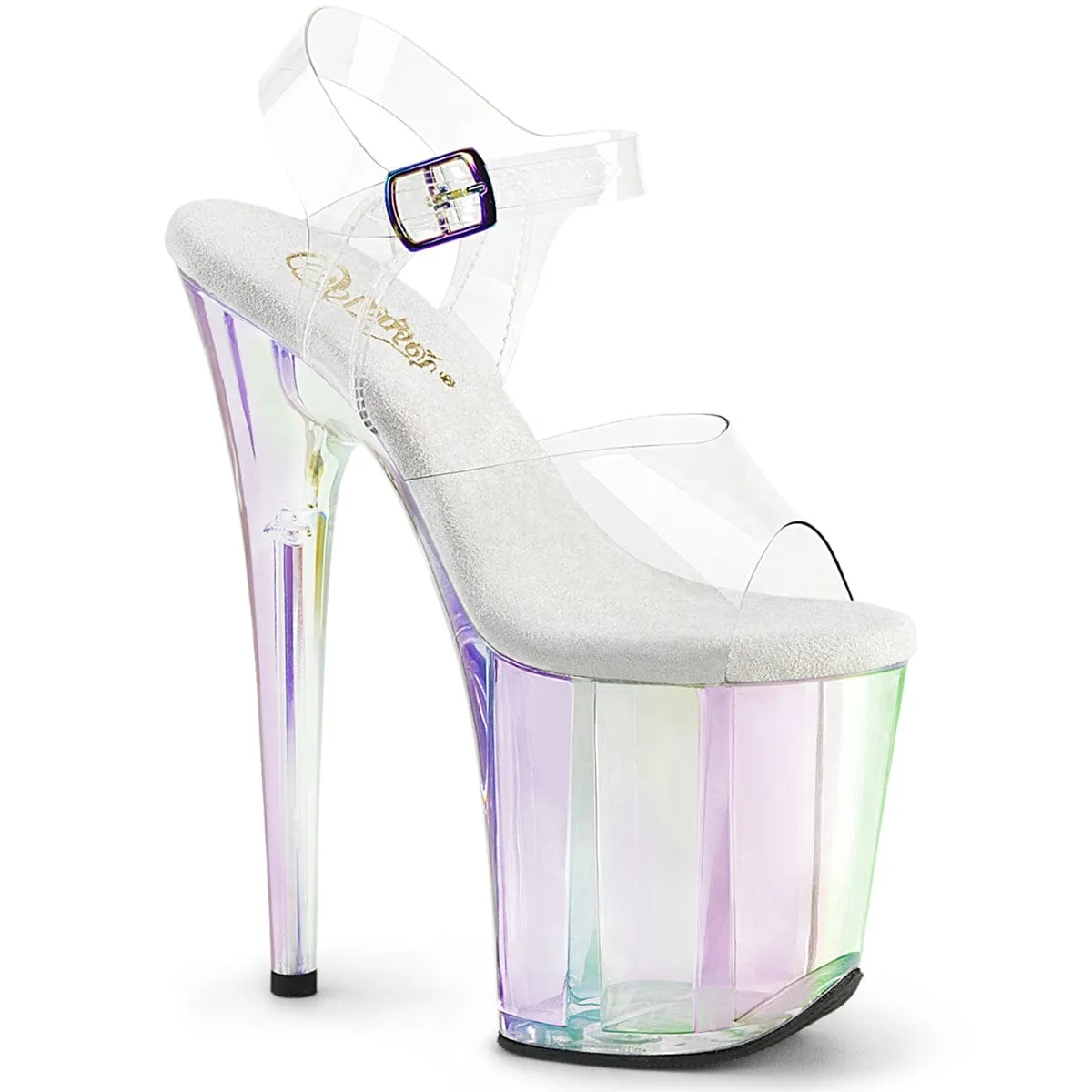 FLAMINGO-808HT Clear/ Hologram Tinted Padded Straps