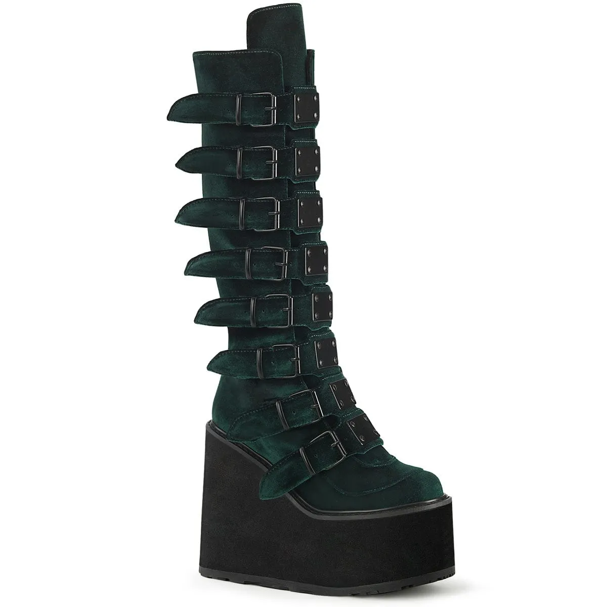SWING-815 Emerald Velvet heel cup High Arch