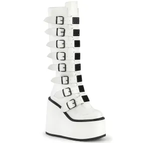 SWING-815 White Vegan Leather Practical Lightweight Fit