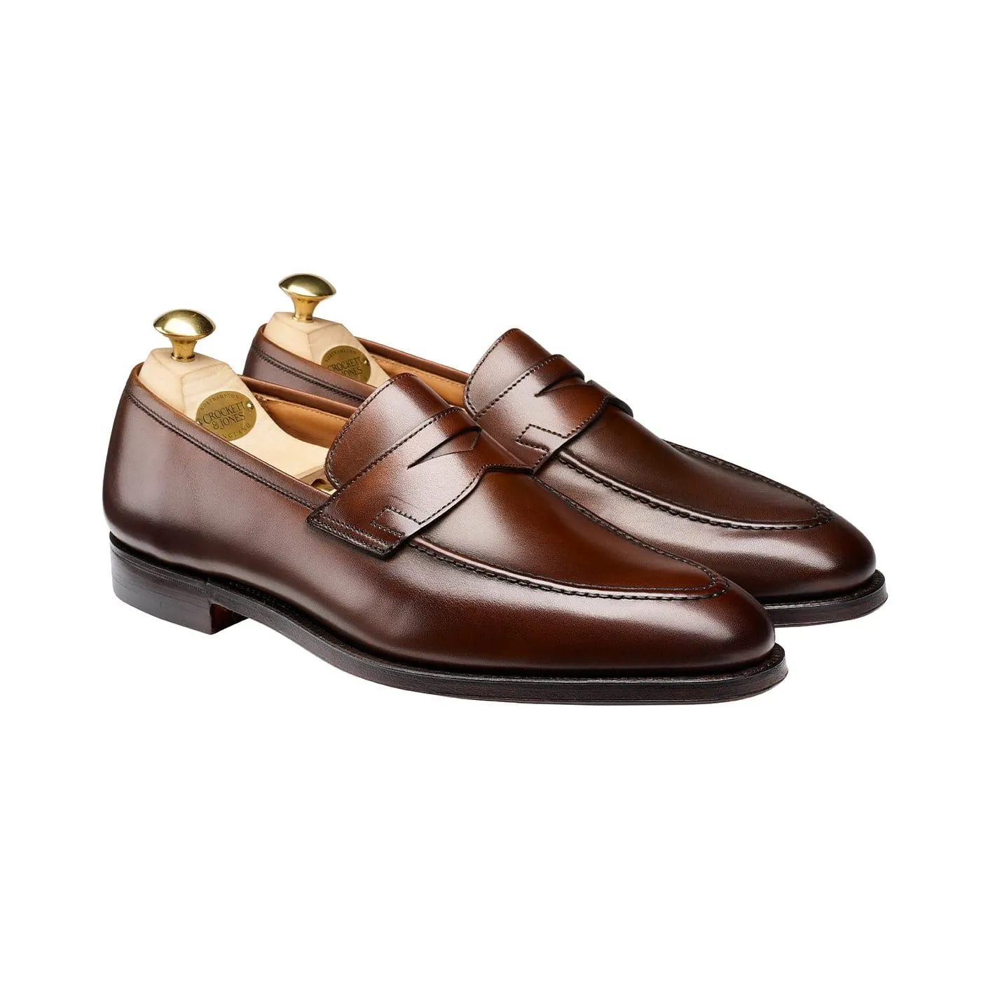 Slip   On Style Sydney Dark Brown Burnished Calf
