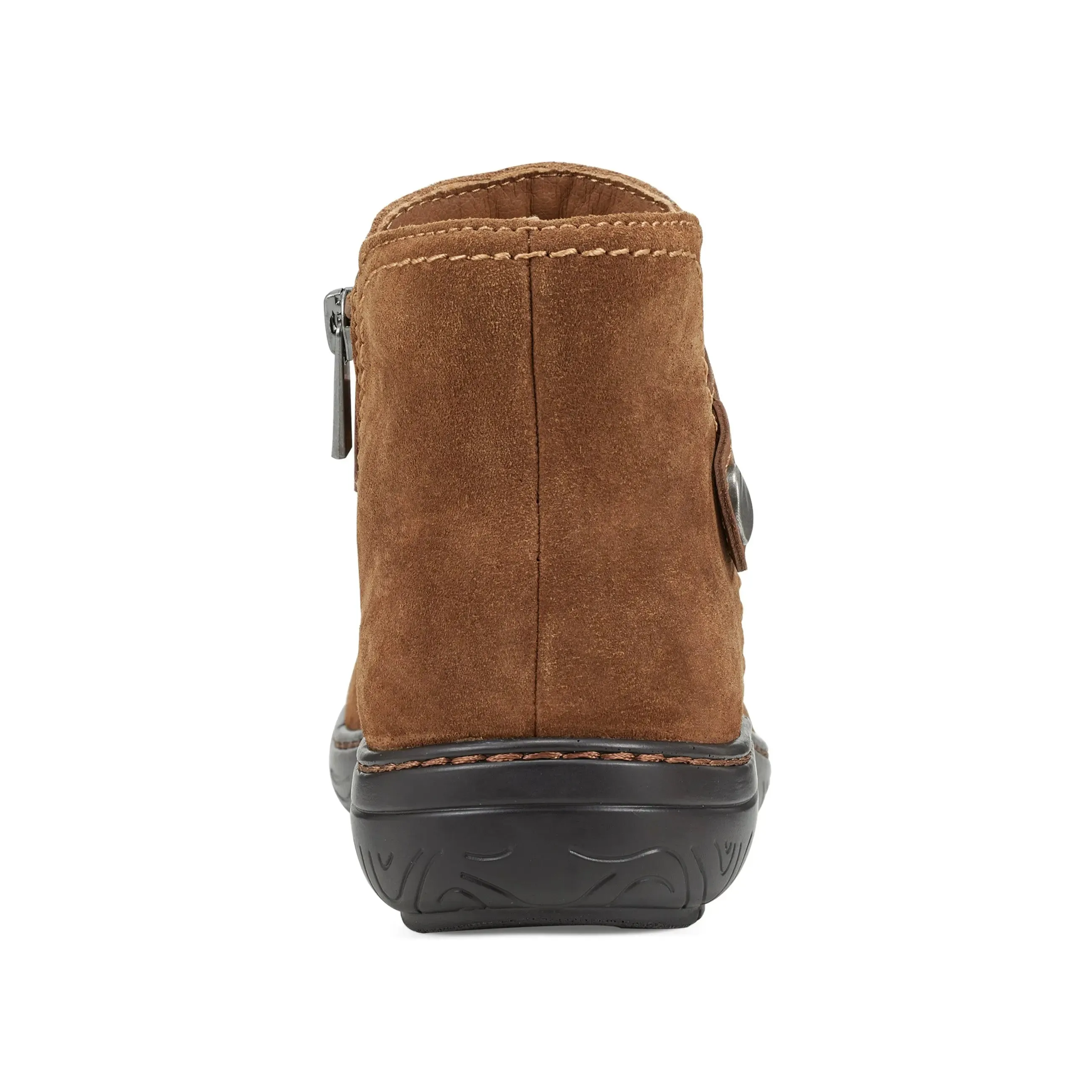 Synal Flat Casual Booties Metallic Edge