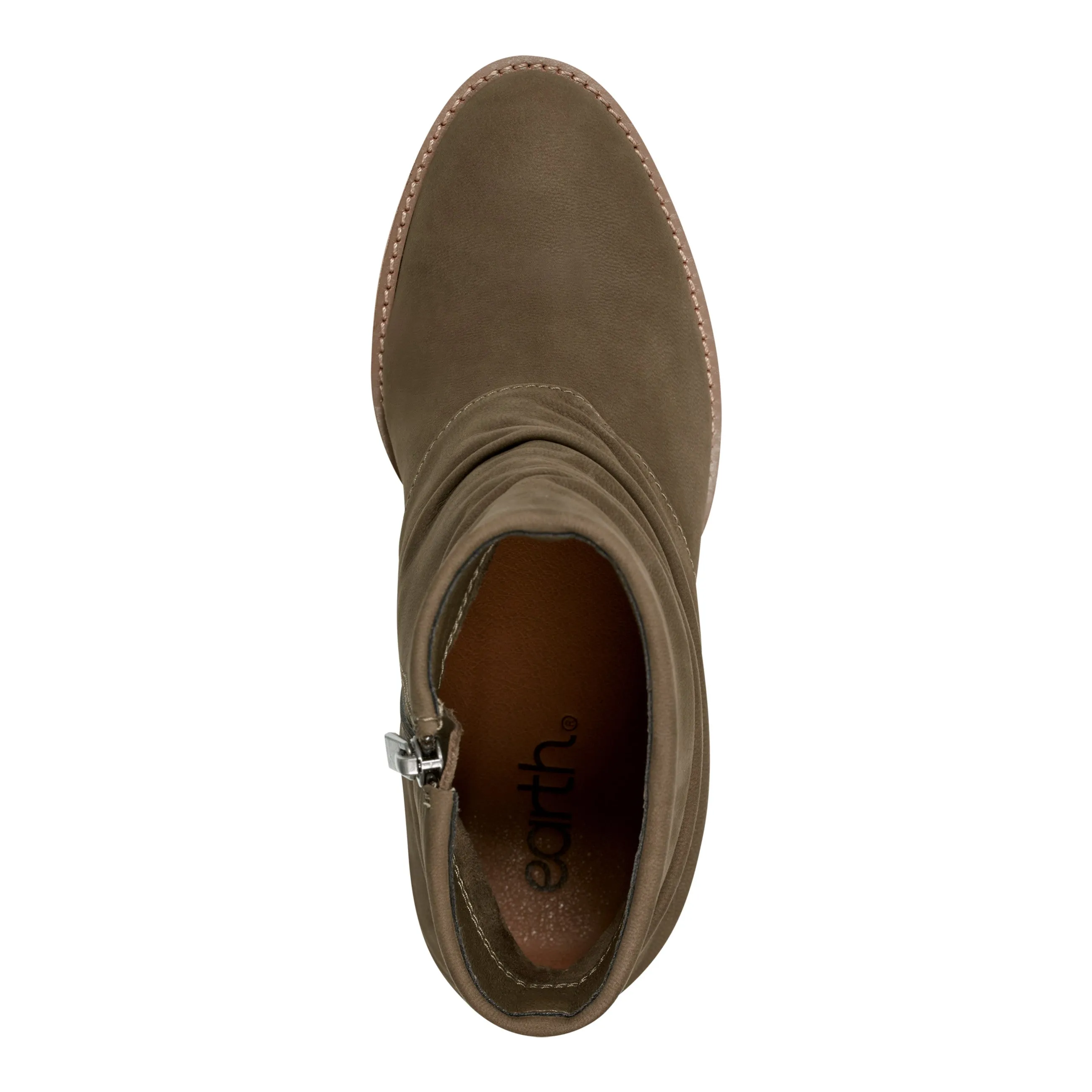 Savvy Block Heel Ruched Casual Booties nylon Smooth Design