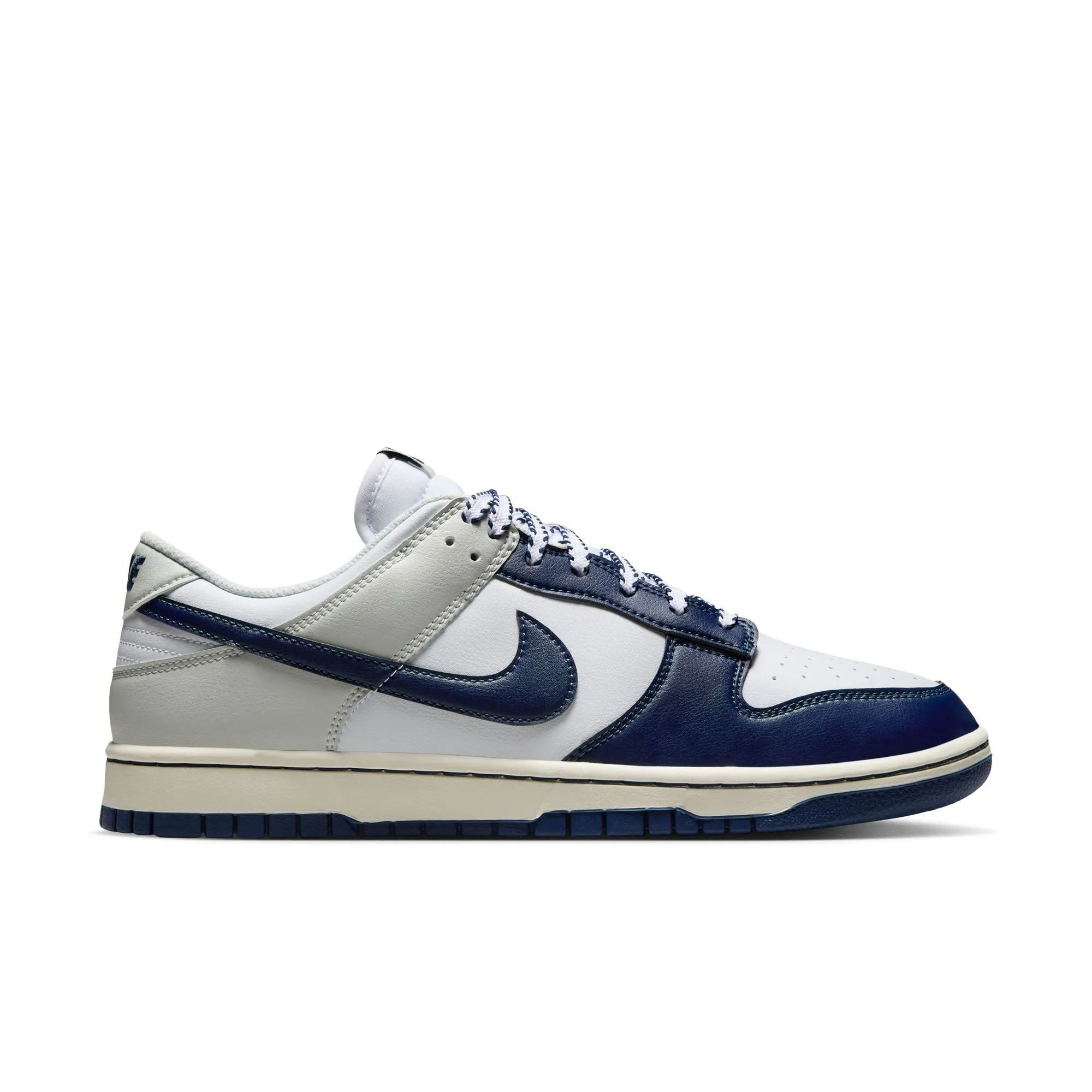 Climb Strong Nature Walk Nike Dunk Low Retro Men's Shoes Color: White/midnight Navy-photon Dust IM2222-101