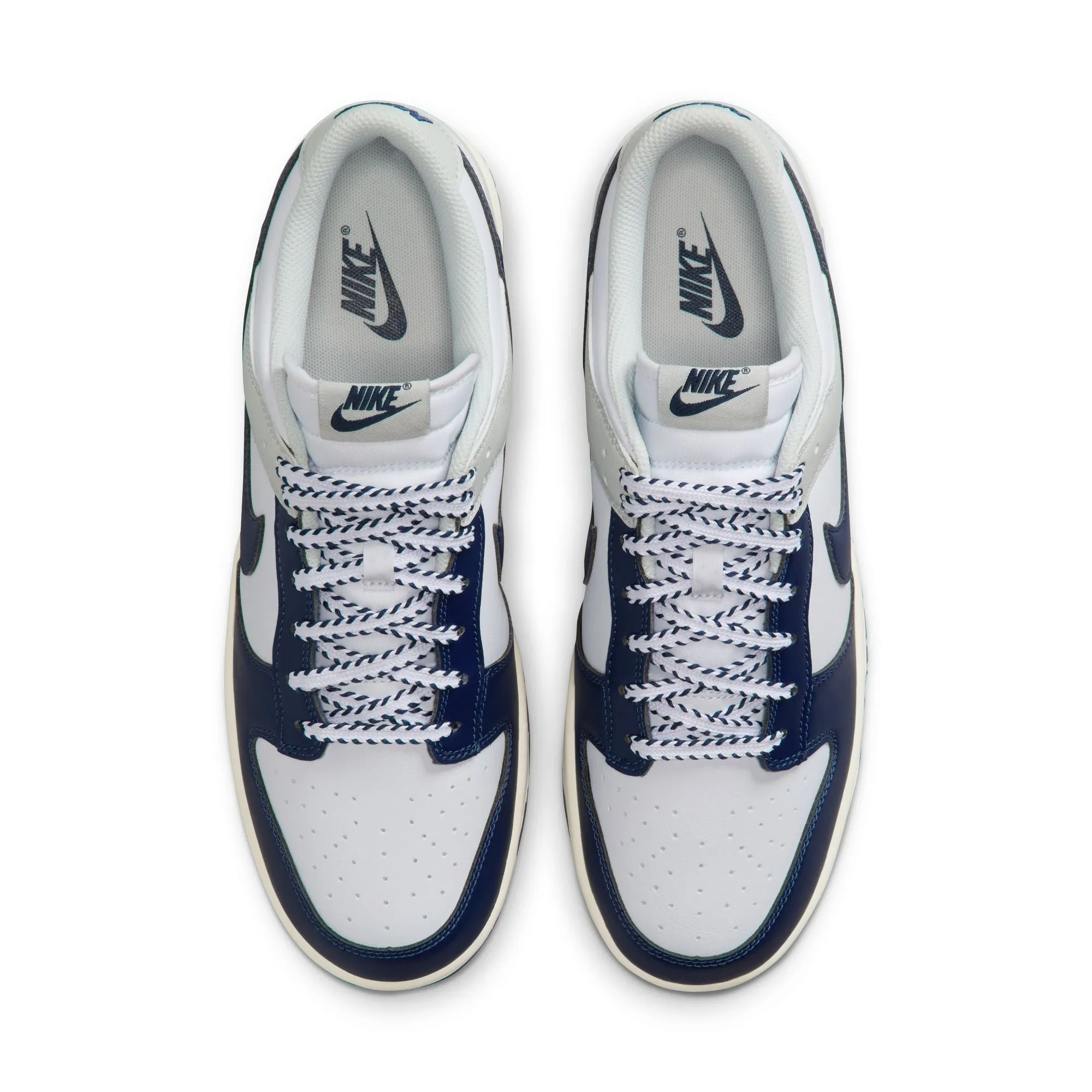 Memory Foam Standing All Nike Dunk Low Retro Men's Shoes Color: White/midnight Navy-photon Dust IM2222-101