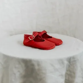 Soft Soled Mary Jane - Red Quick Drying Airport Travel