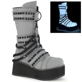 All Function TRASHVILLE-138 Grey Multi Reflective Vegan Leather
