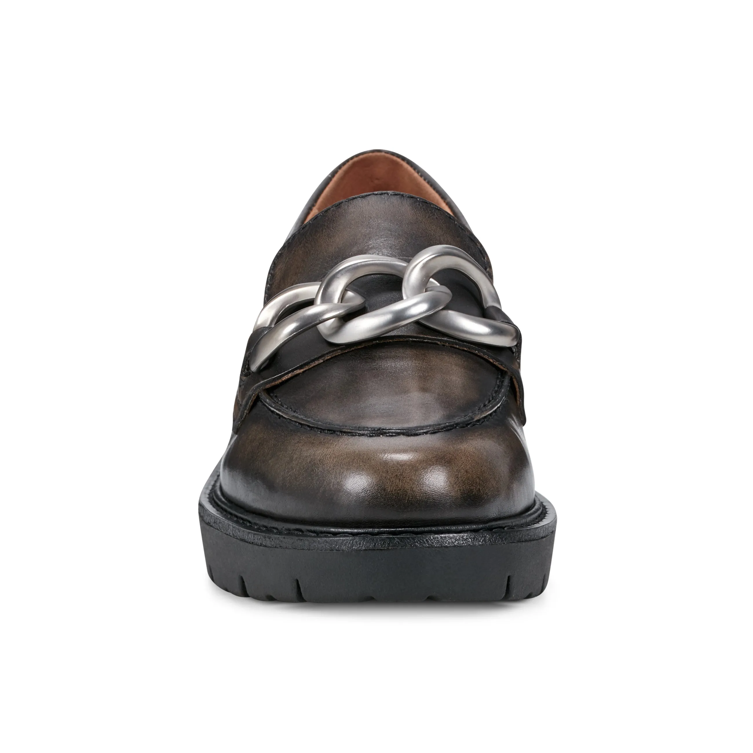 Free Spirit Zalor Round Toe Lug Sole Casual Slip-on Loafers