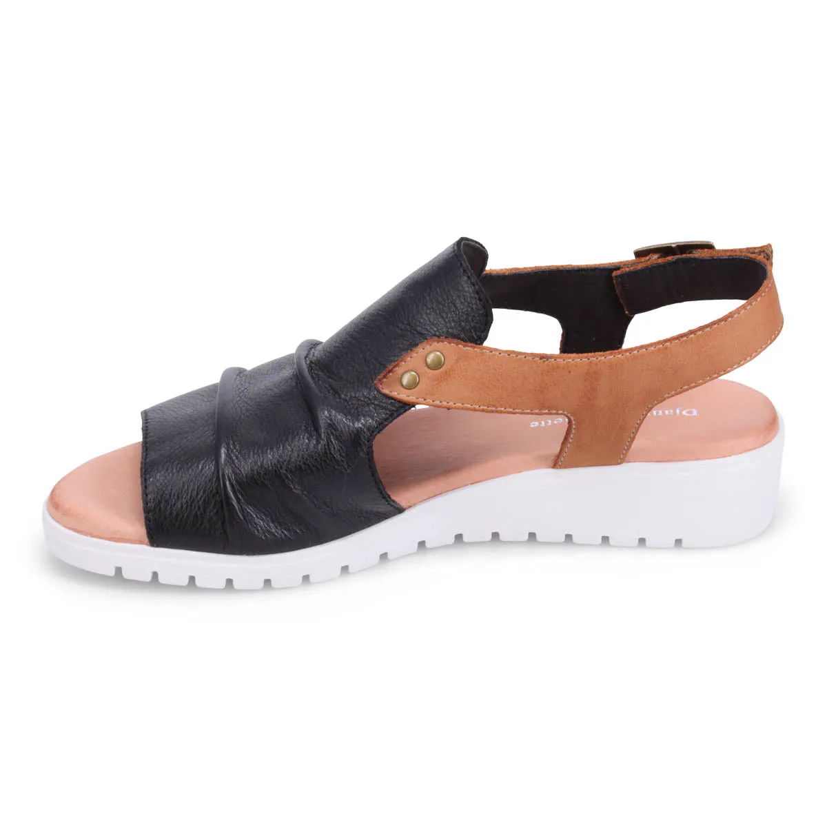 At-Home Style Madis - Black with Dark Tan