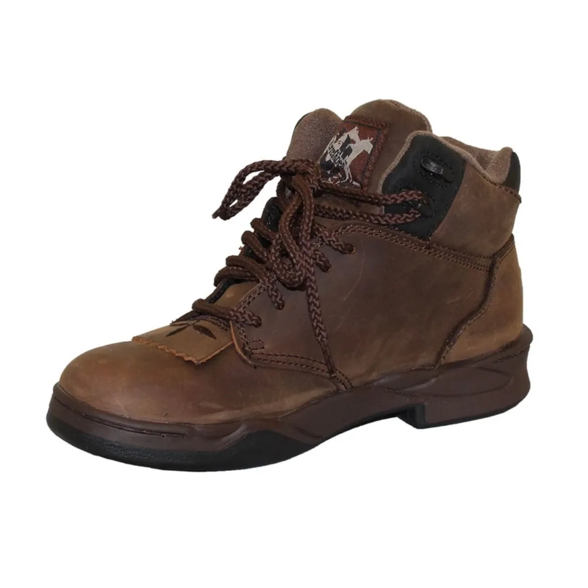 Zip Closure Factory Worker Men's Horseshoe - Brown