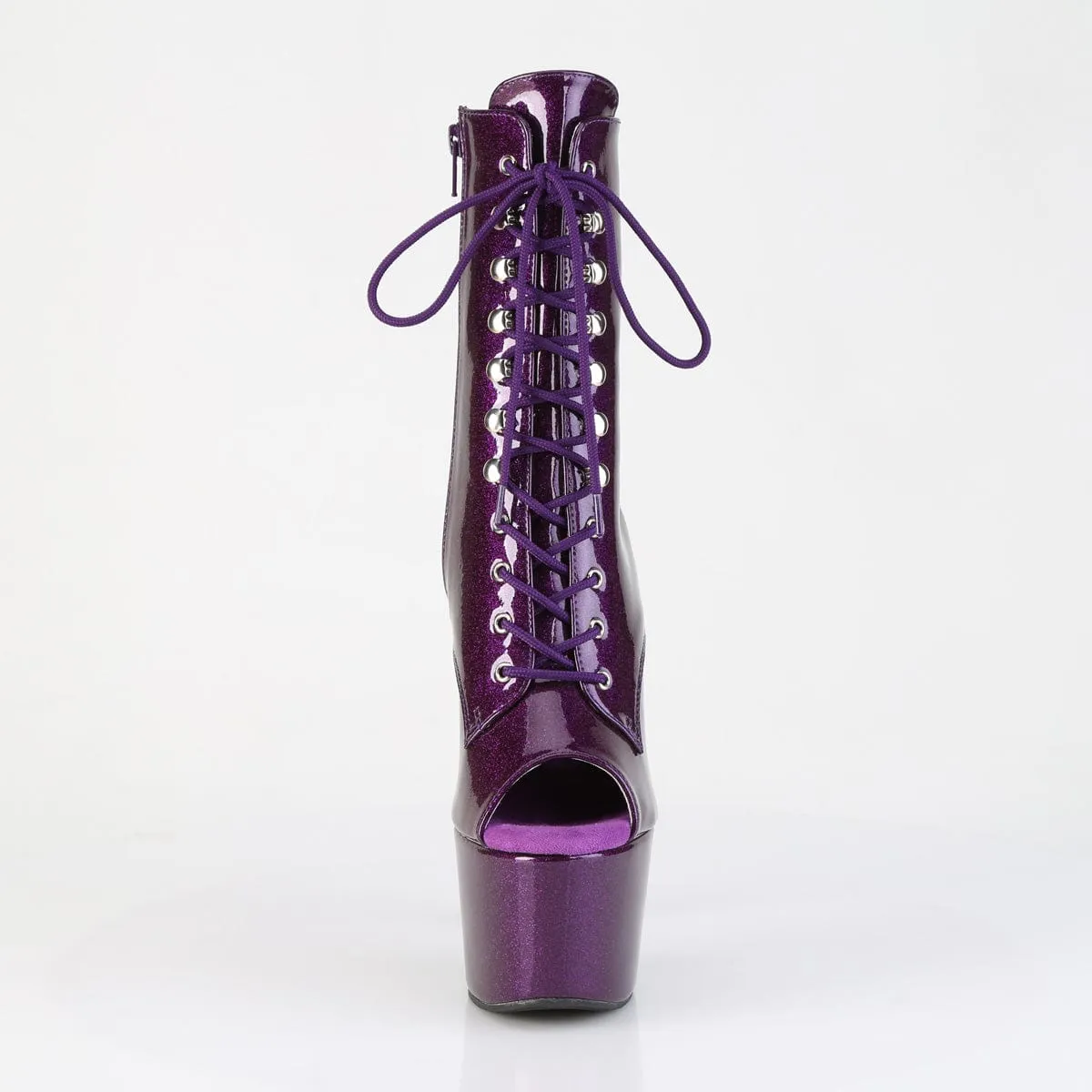 ADORE-1021GP Purple Glitter Patent/M Reliable Fit Weatherproof