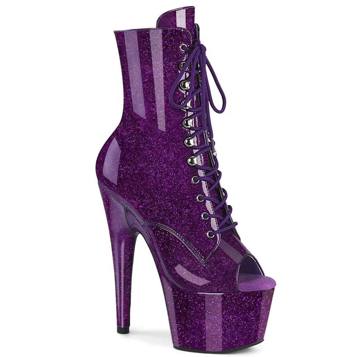 Hard Trail ADORE-1021GP Purple Glitter Patent/M