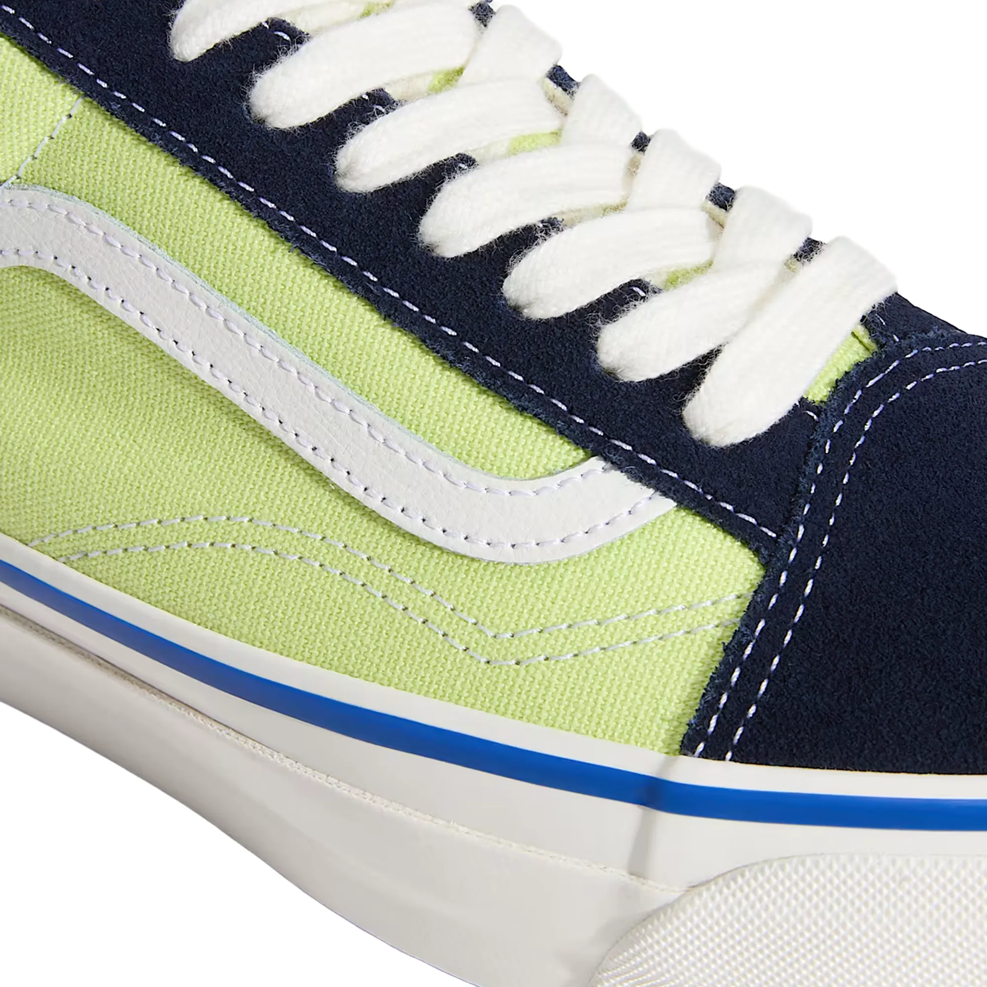 Ventilation holes VANS LX OLD SKOOL NINETIES NAVY/LIME VN000D9JEZR