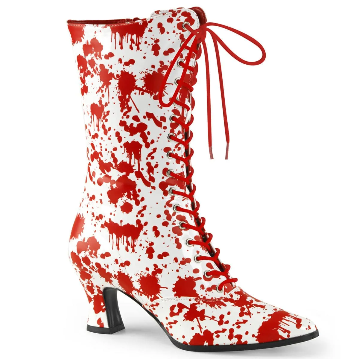 High Quality VICTORIAN-120BL White-Red Patent