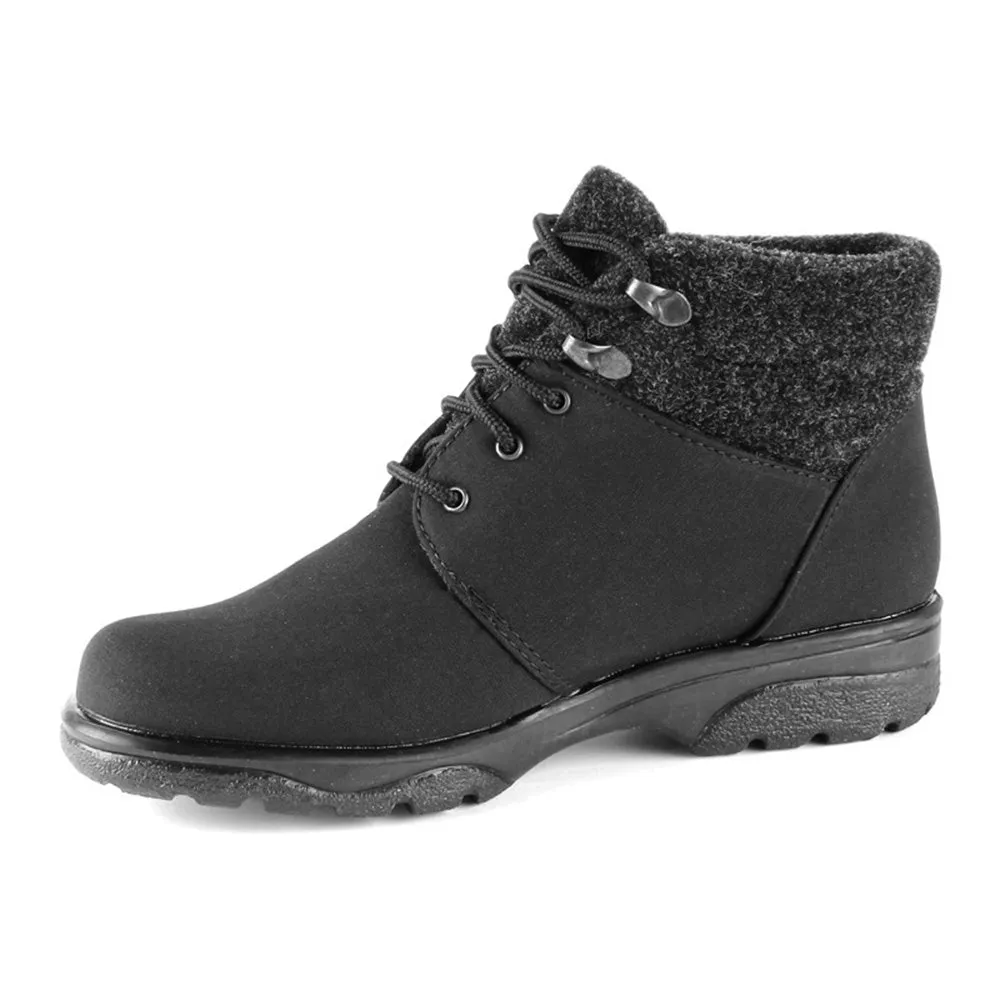 Waterproof Snow Trekker Women's Trek Hiker Boot Black