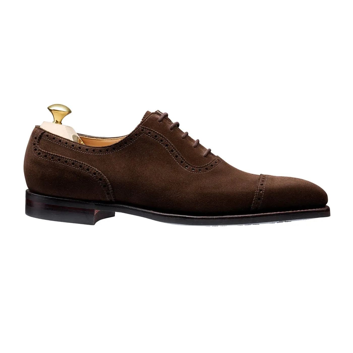 Westbourne Dark Brown Calf Suede Shock Guard