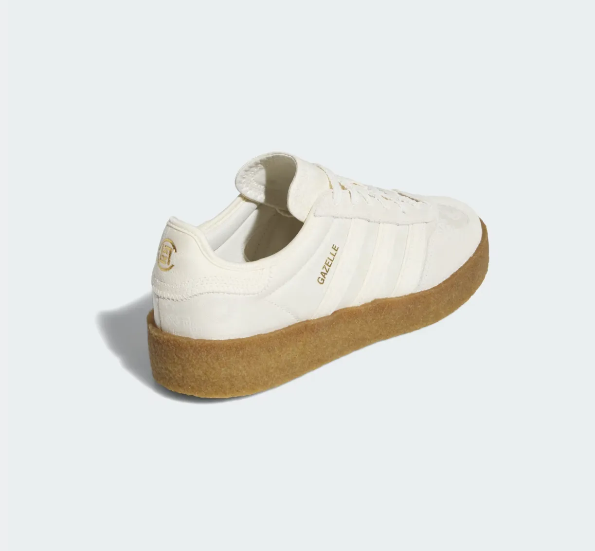 ADIDAS CLOT GAZELLE S BY E CREWHT/CWHITE/GOLDMT JR5410 Walking