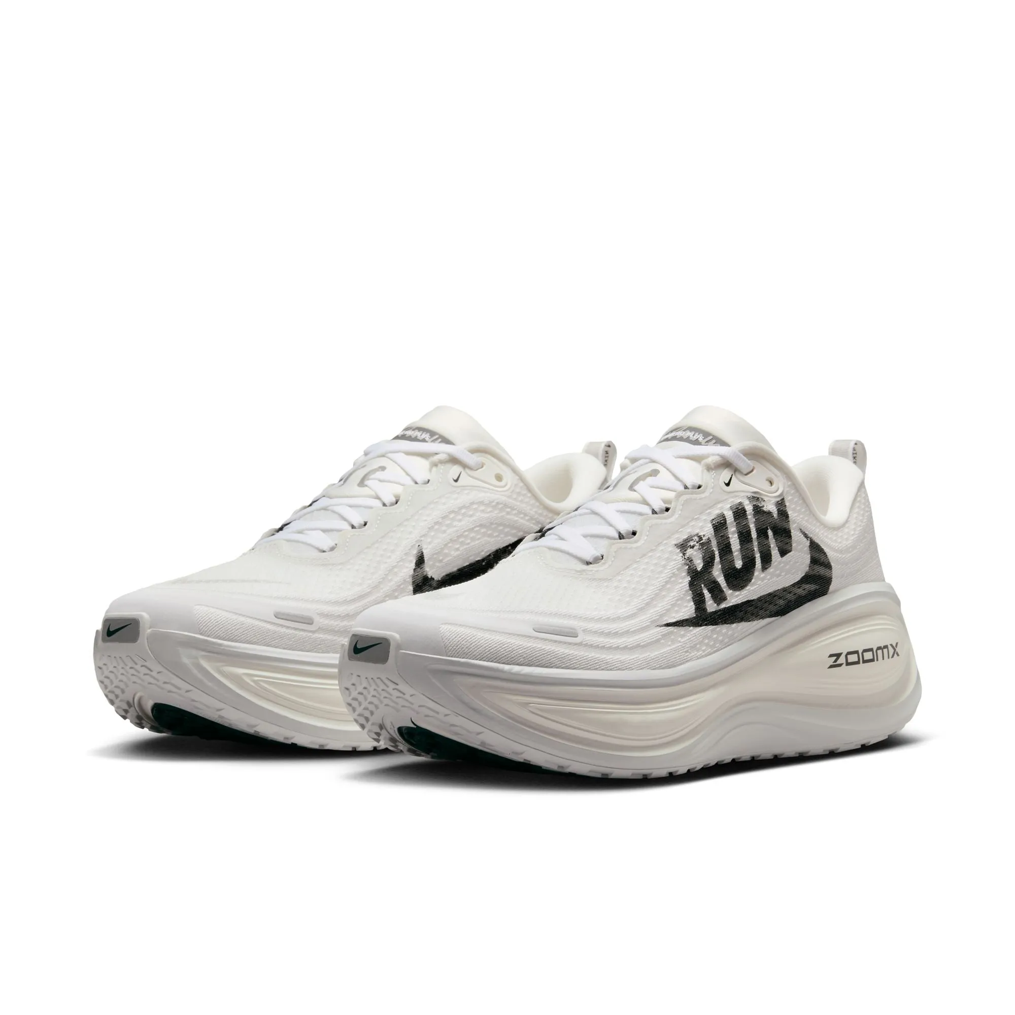 Nike Vomero Plus Men's Road Running Shoes Color: Summit White/black-vast Grey-sail Style: IH2268-100 Narrow Fit Strong Step