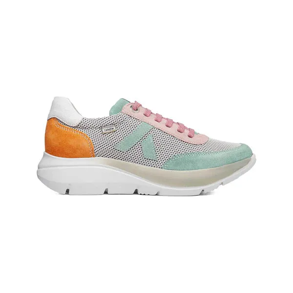 Women's Algoritmo 62400 - Green / White / Pink easy - to - clean shoe feature