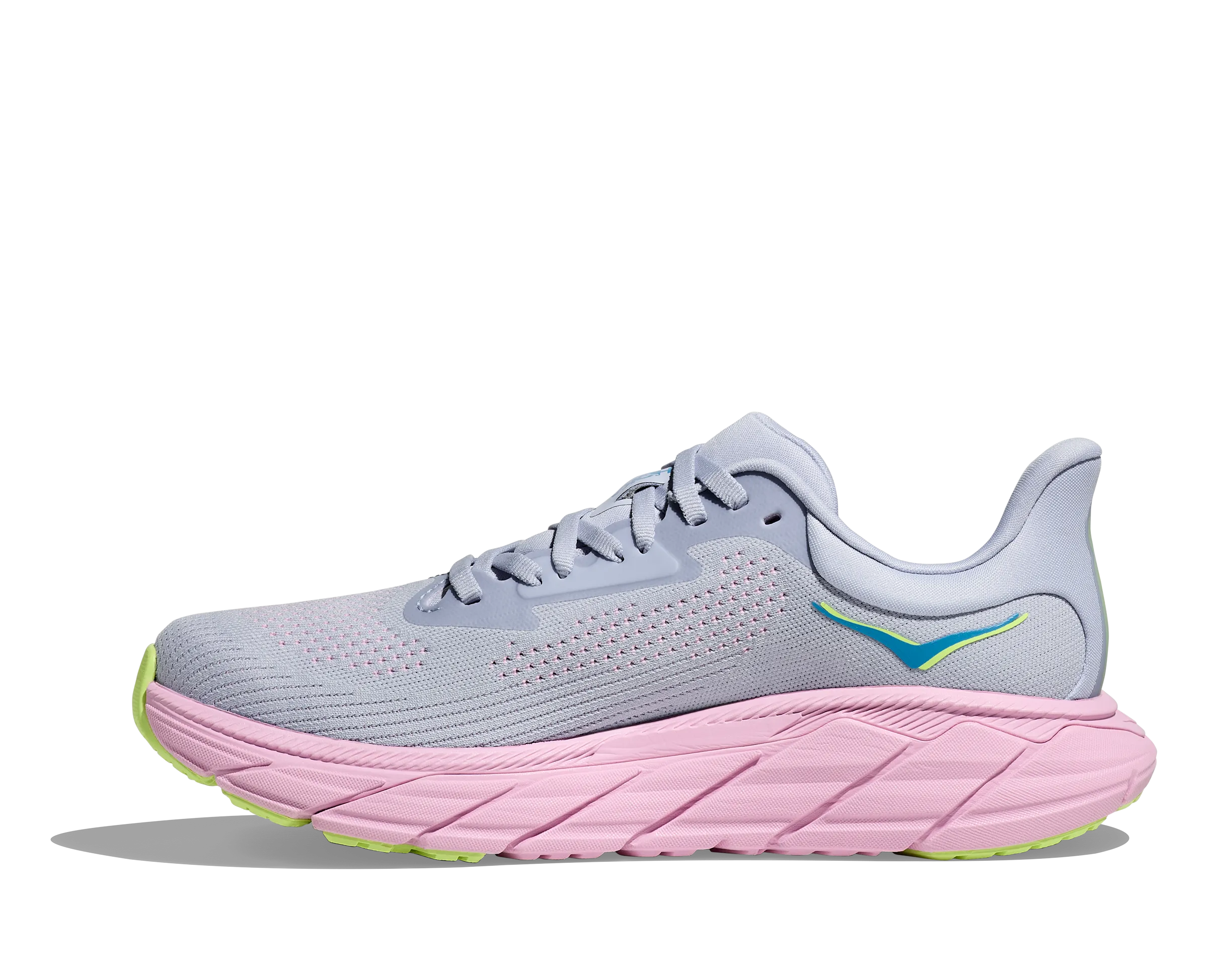 debossed - finish - design shoes React Women's Arahi 7 - Gull / Pink Twilight
