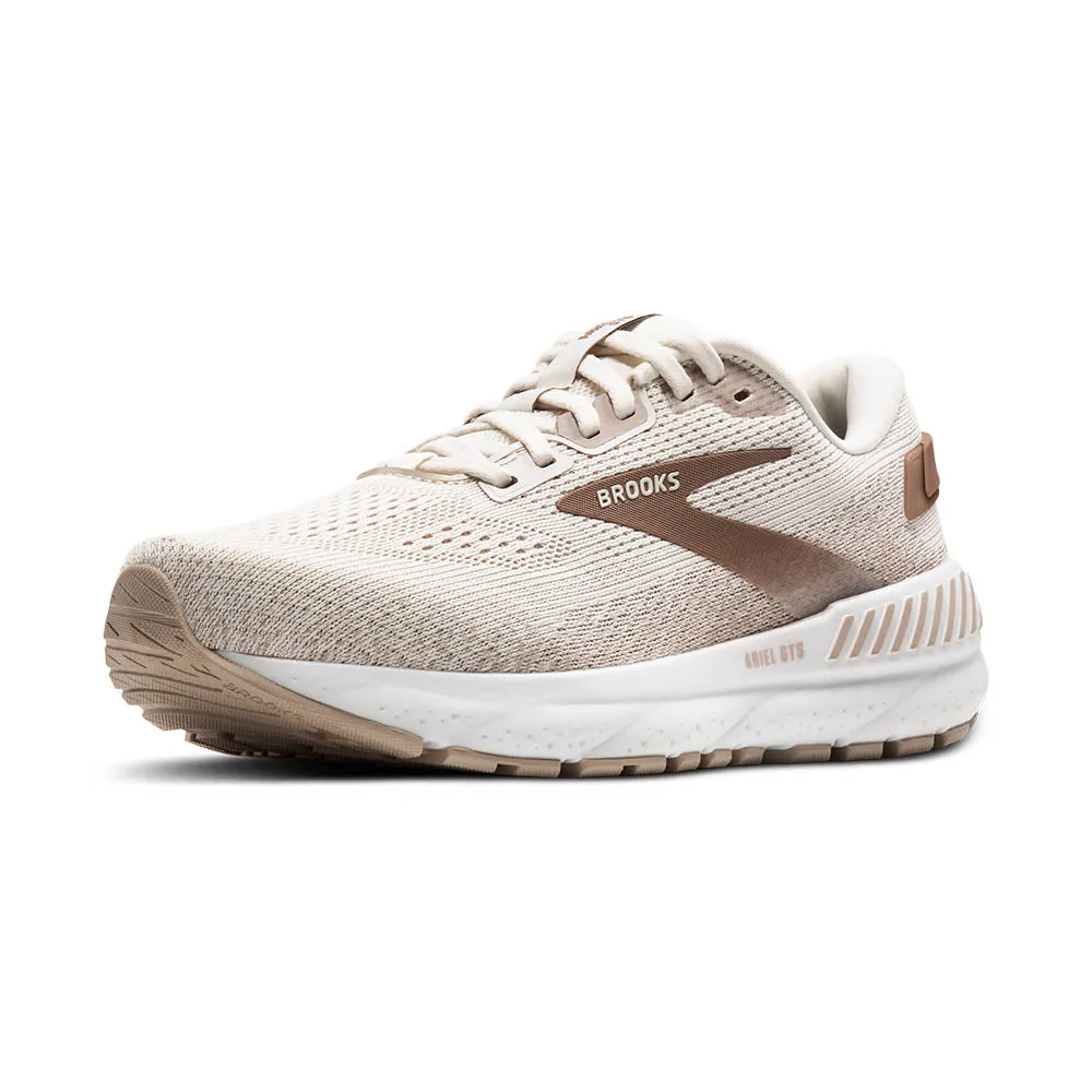 socially - responsible running in a levee area shoes Women's Ariel GTS 24 - Coconut / Chateau / Portabella