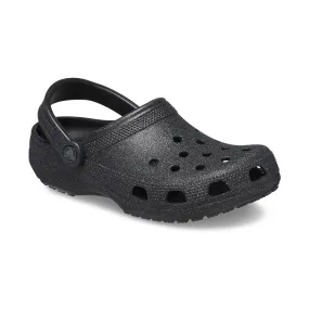 Women's Classic Glitter Clog Black Track Run Non Restrictive Fit