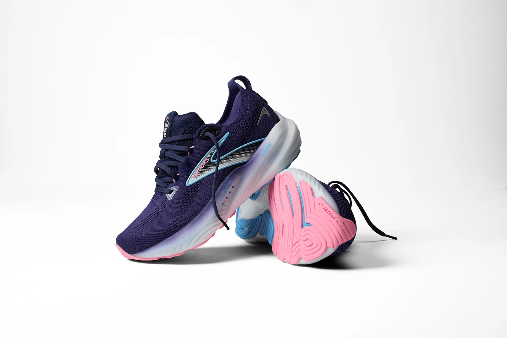 Balanced Design high - end quality shoes Women's Glycerin 22 - Blue Ribbon / Peacoat / Dianthus