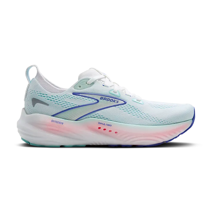 Women's Glycerin 22 - White / Limpet Shell / Amparo Blue mountain - runner international - themed running gear