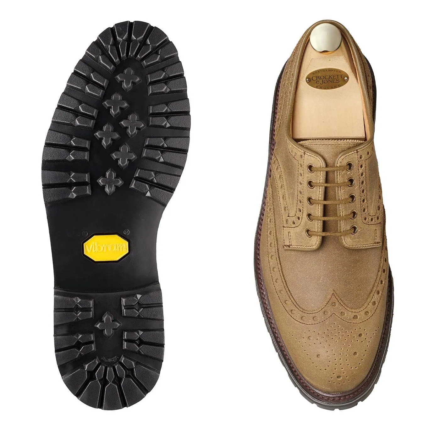 Boutique Brand Grip Sole Cardigan 5 Natural Rough-Out Suede