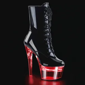 FLASHDANCE-1020-7 Black Patent/Clear Everyday Pair