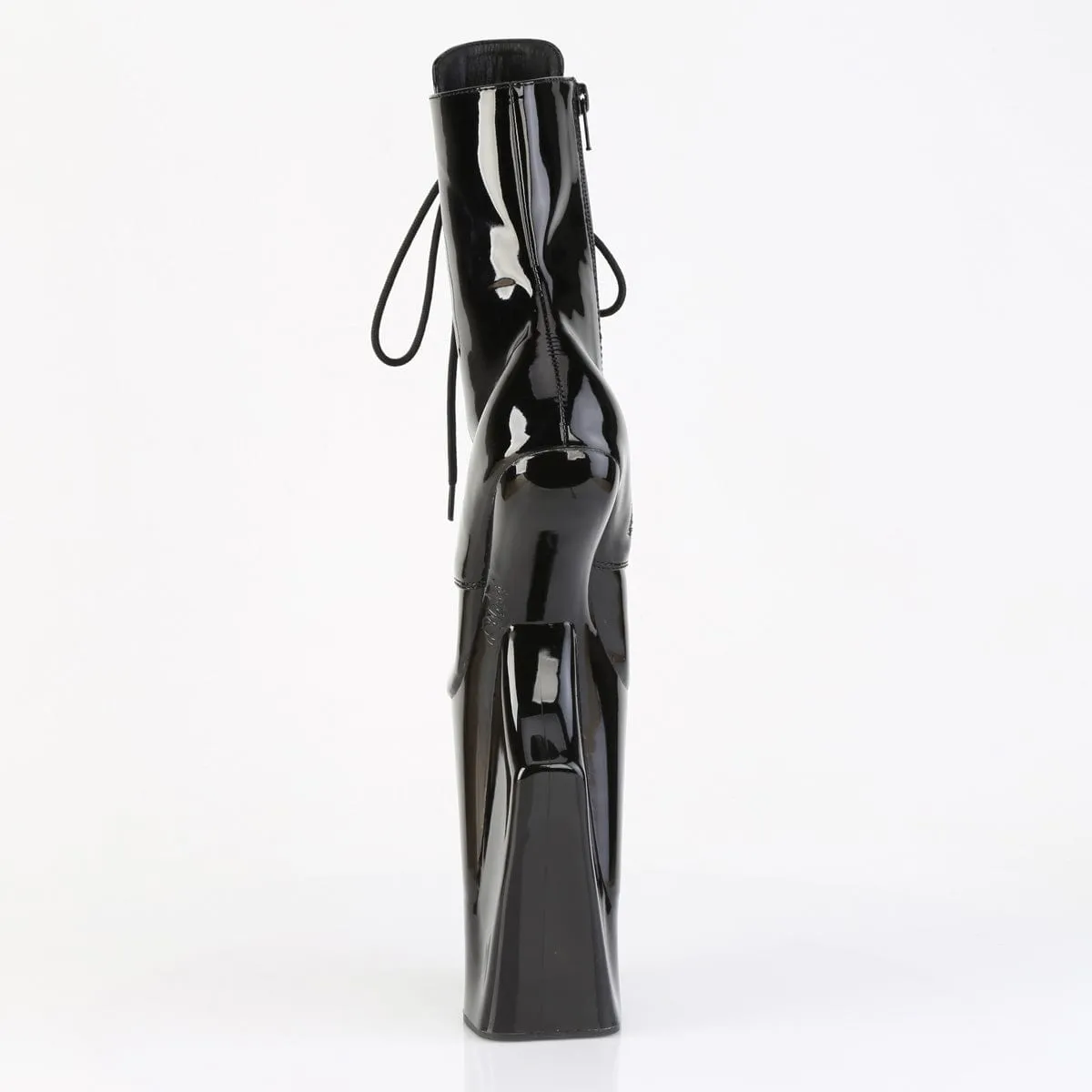 Mountain Path WORSHIP-1020 Platform Shoes Black Patent Black