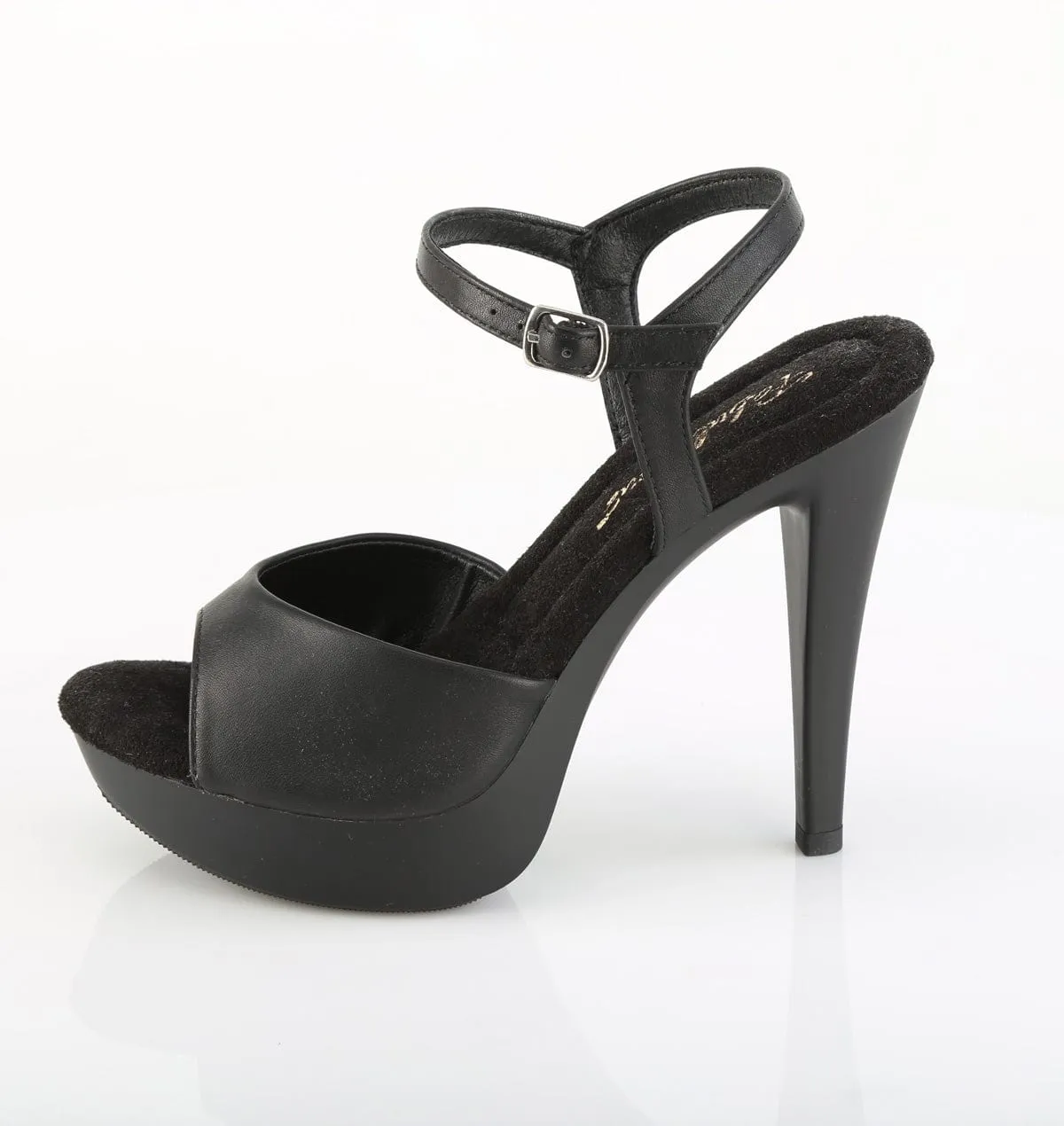 Chic Footwear for Summer Summer Ready COCKTAIL-509 Shoes Black Faux Leather/Black Matte