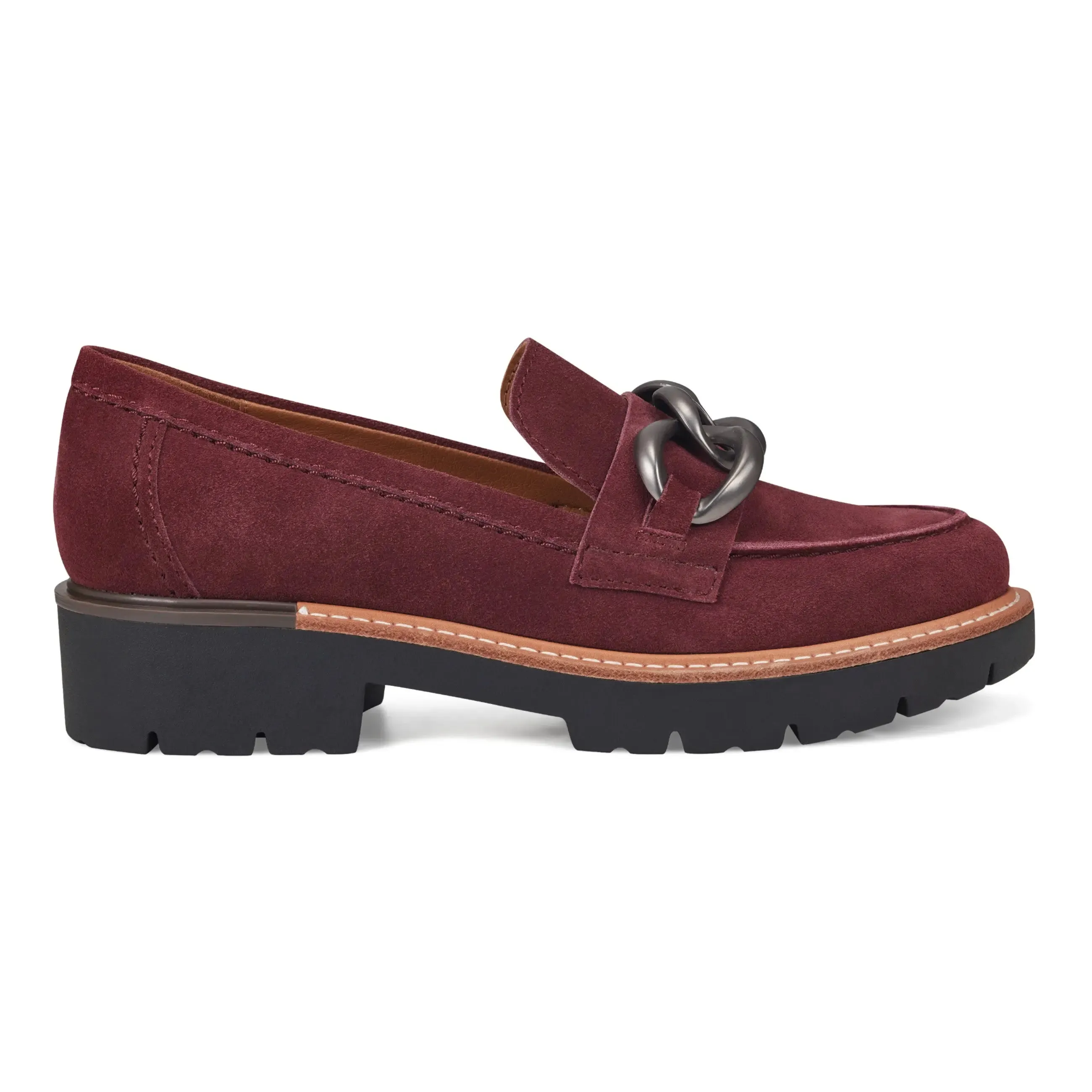 Extreme Comfort Zalor Round Toe Lug Sole Casual Slip-on Loafers